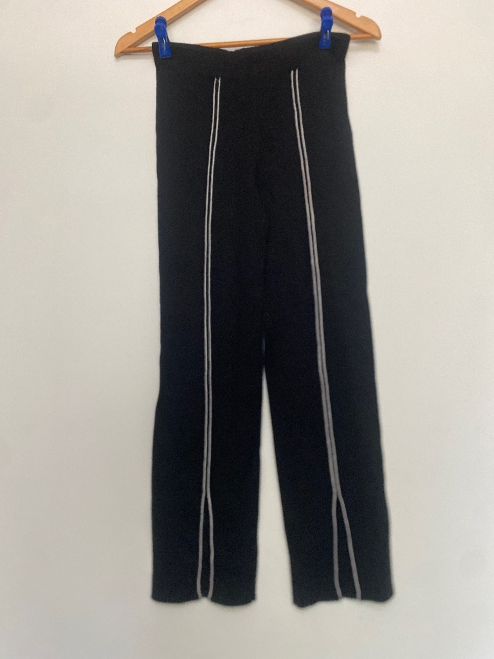 Zara S Front-Line Knit Slit Pants.